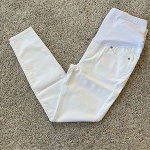 GAP White Skinny Maternity Jeans